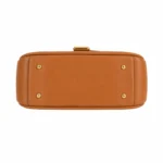 Elvera Women's Leather Shoulder Handbag – Tan - Image 4