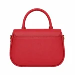 Elvera Women's Leather Top Handle Handbag – Red - Image 2