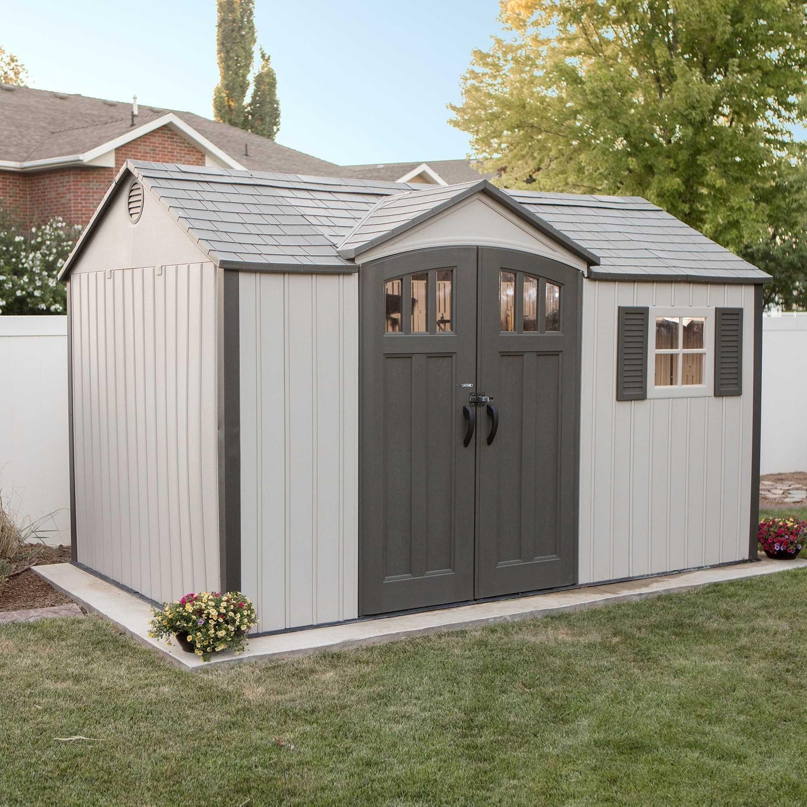 Lifetime 12.5 Ft. X 8 Ft. Outdoor Storage Shed – 60223 - Image 3