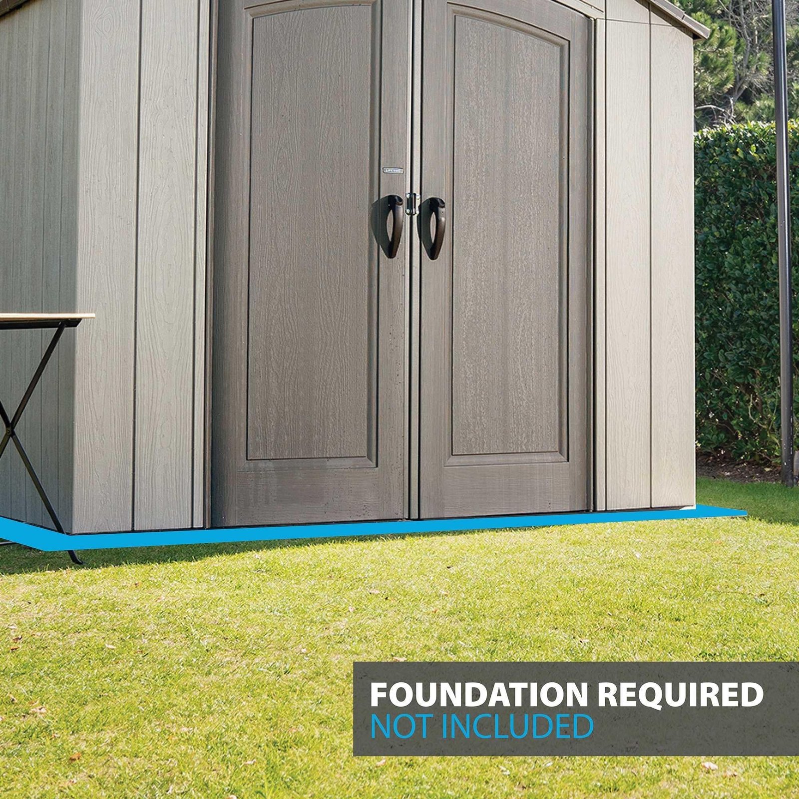 Lifetime 8 x 17.5 ft Outdoor Storage Shed – 60352 - Image 7